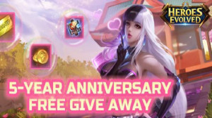 Heroes Evolved 5th Anniversary Pack Keys